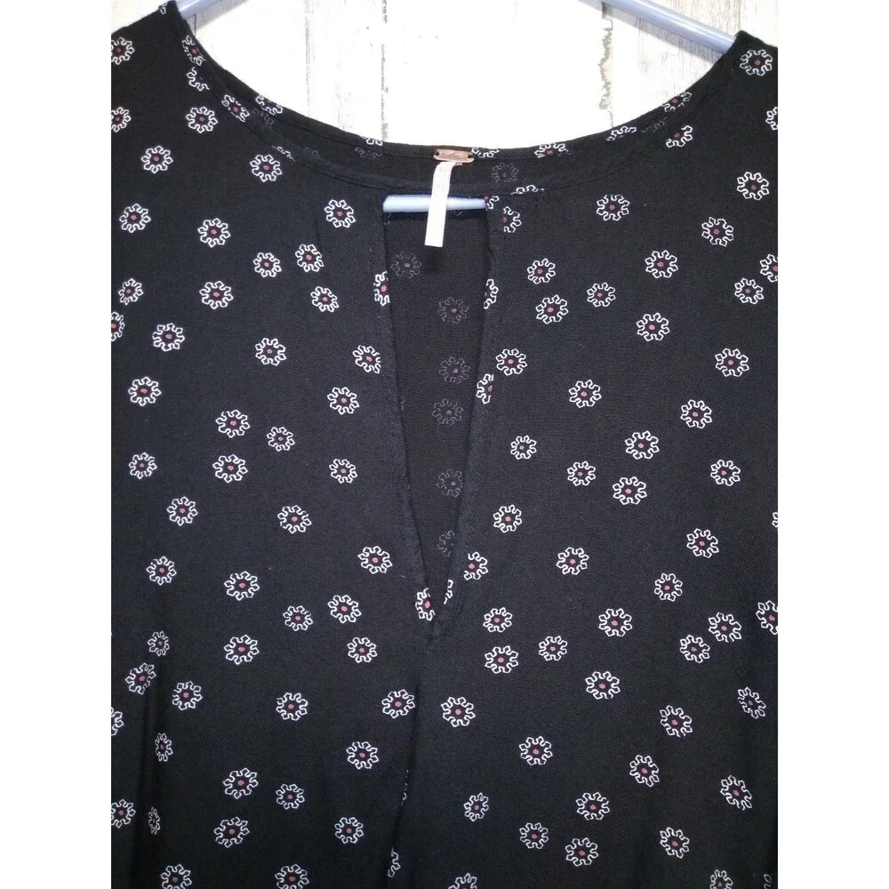 Free People Beck Mini Tunic Dress Womens Size Small